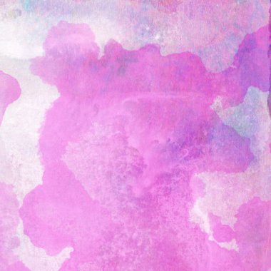 Soyut suluboya deseni pembe ve mor tonlardan yapılır