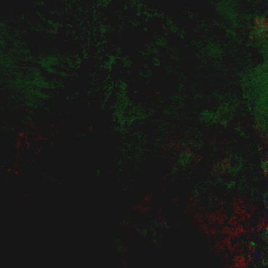 Parlak ve yeşil tonlardan oluşan soyut suluboya deseni