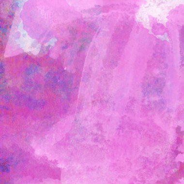 Soyut suluboya deseni pembe ve mor tonlardan yapılır
