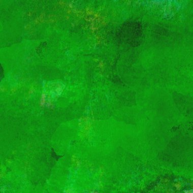 Parlak ve koyu yeşil tonlardan oluşan soyut suluboya desenli arkaplan