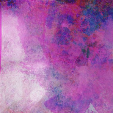 Soyut suluboya deseni pembe ve mor tonlardan yapılır