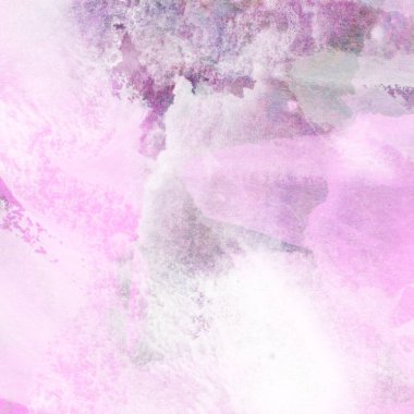 Soyut suluboya deseni pembe ve mor tonlardan yapılır