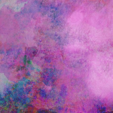 Soyut suluboya deseni pembe ve mor tonlardan yapılır