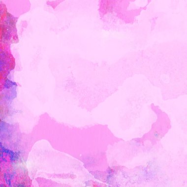 Soyut suluboya deseni pembe ve mor tonlardan yapılır