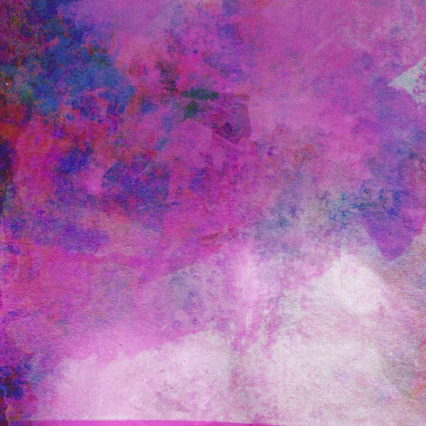 Patrón Acuarela Abstracto Con Colores Lila Blanco Toques Rosa Azul —  Fotos de Stock