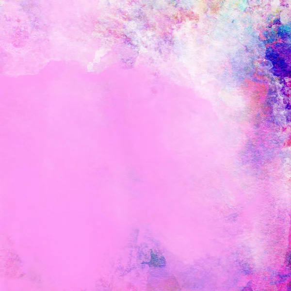 Soyut suluboya leylak ve mavi desenli arkaplan.