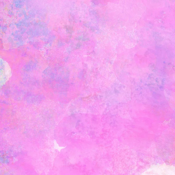 ピンクとバイオレットの色で作られた抽象的なカラフルな水彩パターンの背景 — ストック写真