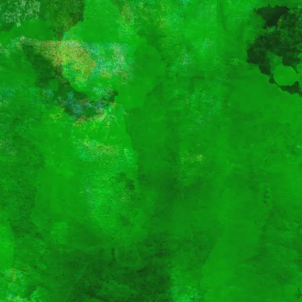 Abstrakte Bunte Aquarell Muster Hintergrund Mit Hellen Und Dunklen Grüntönen — Stockfoto