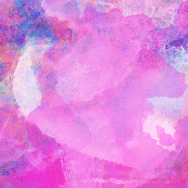 Soyut suluboya leylak ve mavi desenli arkaplan.