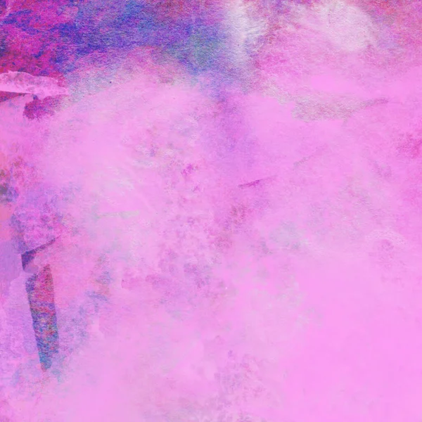 Soyut suluboya deseni pembe ve mor tonlardan yapılır