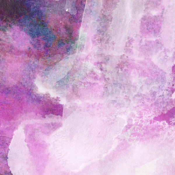 Soyut suluboya deseni pembe ve mor tonlardan yapılır