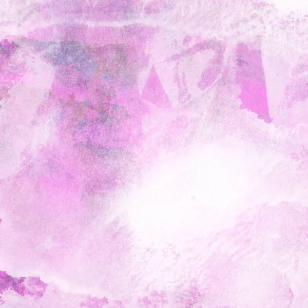 Soyut suluboya deseni pembe ve mor tonlardan yapılır