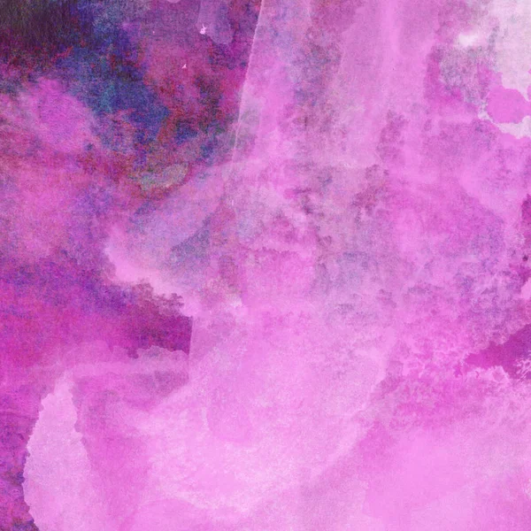 Soyut suluboya deseni pembe ve mor tonlardan yapılır