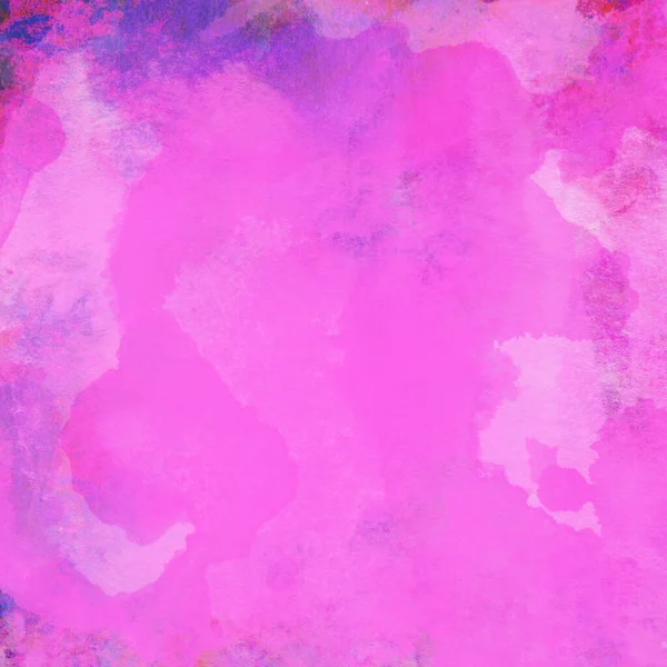 Soyut suluboya deseni pembe ve mor tonlardan yapılır