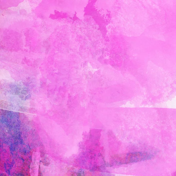 Soyut suluboya deseni pembe ve mor tonlardan yapılır