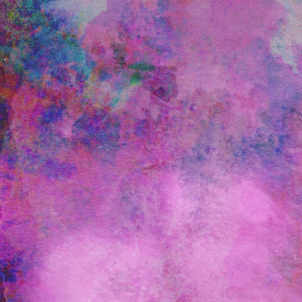 ピンクとバイオレットのトーンで作られた抽象水彩パターン — ストック写真