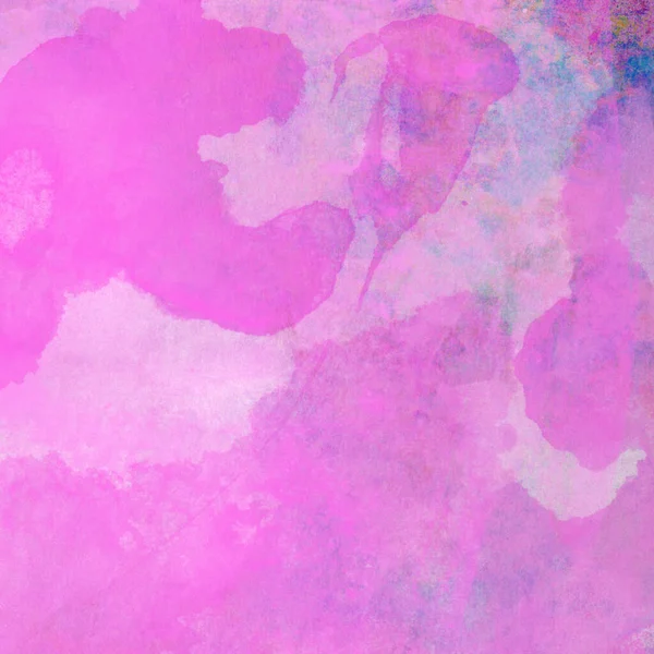 Soyut suluboya deseni pembe ve mor tonlardan yapılır