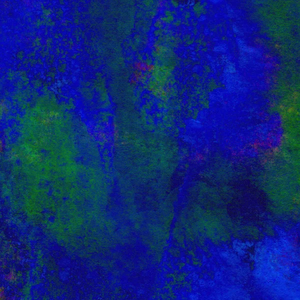 Abstrakte Bunte Aquarell Muster Hintergrund Mit Blauen Und Grünen Farben — Stockfoto