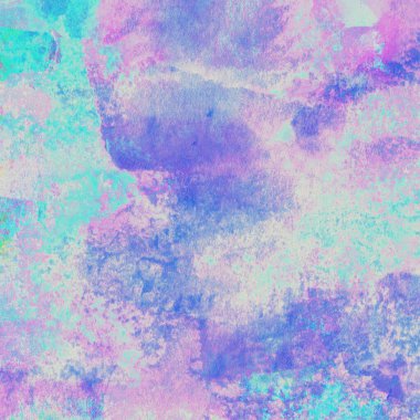 Soyut suluboya leylak ve mavi desenli arkaplan.