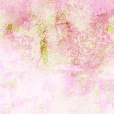 Sarı, pembe ve kırmızı renklerle soyut suluboya desenleri