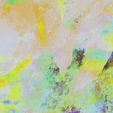 Sarı, yeşil, mor ve mavi renklerden oluşan suluboya desenli arkaplan.