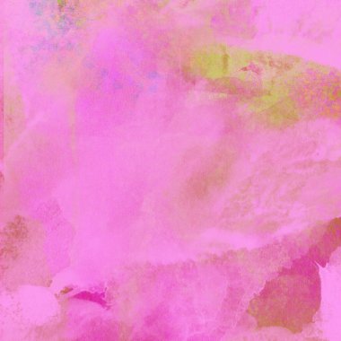 Sarı, pembe ve kırmızı renklerle soyut suluboya desenleri