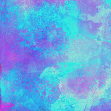 Soyut suluboya leylak ve mavi desenli arkaplan.