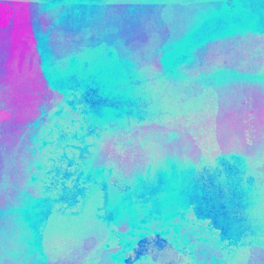 Soyut suluboya leylak ve mavi desenli arkaplan.