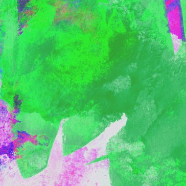 Leylak ve yeşil renklerde soyut suluboya arkaplan