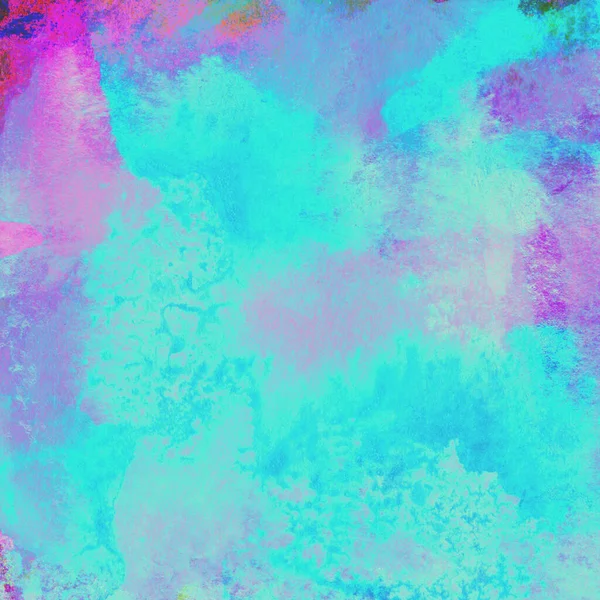 抽象的な水彩ライラックとブルーパターンの背景 — ストック写真
