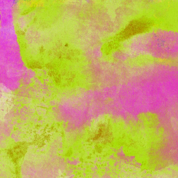 Padrão Aquarela Abstrata Elegante Com Cores Amarelo Rosa Vermelho — Fotografia de Stock