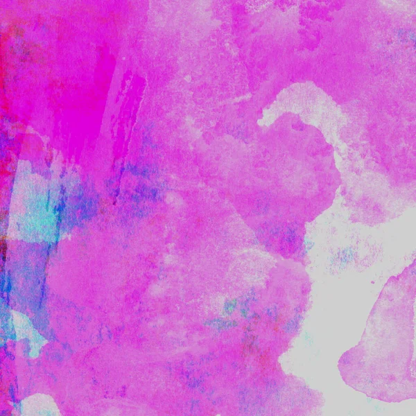 抽象的な水彩ライラックとブルーパターンの背景 — ストック写真