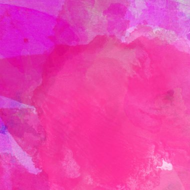 Pembe ve mor lekelerden oluşan soyut suluboya deseni