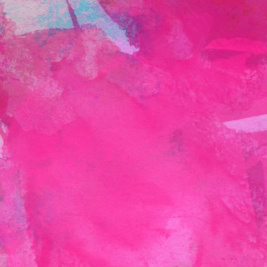 Kırmızı ve pembe renklerin çeşitli tonlarından yapılmış grunge suluboya desenli arka plan