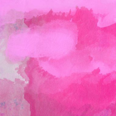 Kırmızı ve pembe renklerin çeşitli tonlarından yapılmış grunge suluboya desenli arka plan