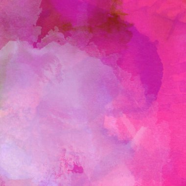 Kırmızı ve pembe renklerin çeşitli tonlarından yapılmış grunge suluboya desenli arka plan