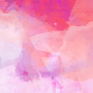 Kırmızı ve pembe renklerin çeşitli tonlarından yapılmış grunge suluboya desenli arka plan