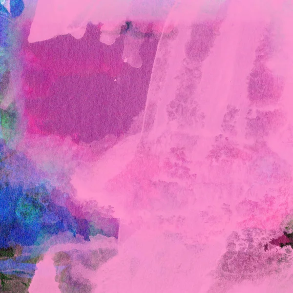 青と紫の色で作られた水彩の背景 — ストック写真