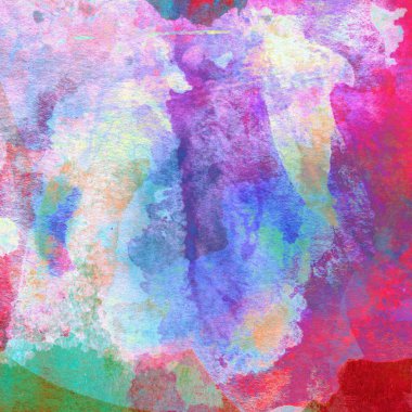 soyut renkli suluboya tasarımı Aqua boyalı doku arkaplanı