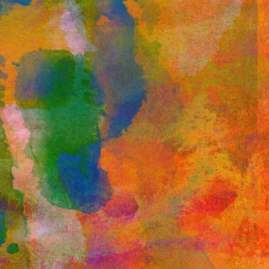 soyut renkli suluboya tasarımı Aqua boyalı doku arkaplanı