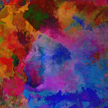 soyut renkli suluboya desen arkaplanı