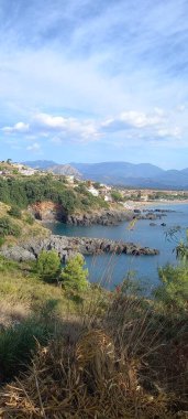 Güzel mavi deniz arkaplan görüntüsü 