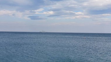 Güzel mavi deniz arkaplan görüntüsü 