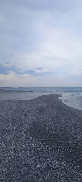 Piękny Niebieski Morze Tło Widok — Zdjęcie stockowe