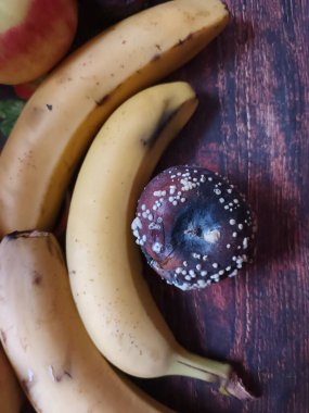 Olgun muzlar, yakın görünüm 