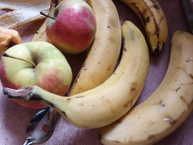 Olgun muzlar, yakın görünüm 