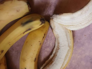 Olgun muzlar, yakın görünüm 