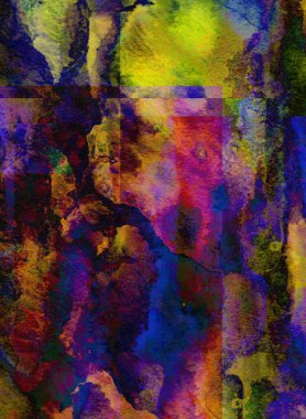 Soyut suluboya tasarımı, boyalı dokuya yakın çekim. Asgari arkaplan.