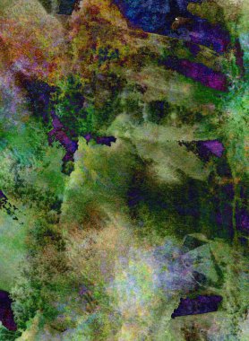 Soyut suluboya tasarımı, boyalı dokuya yakın çekim. Asgari arkaplan.