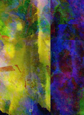 Soyut suluboya tasarımı, boyalı dokuya yakın çekim. Asgari arkaplan.